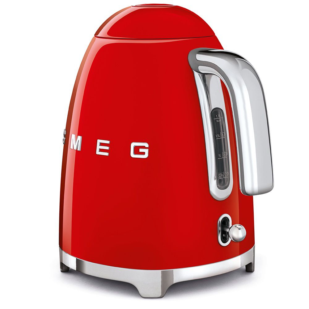 קומקום חשמלי 1.7 ליטר SMEG KLF03RDEU צבע אדום | משלוח מהיר – תמונה 2