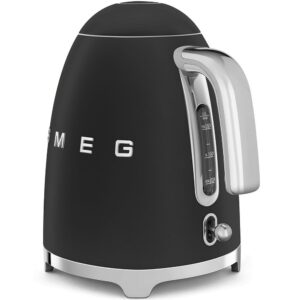 קומקום חשמלי SMEG KLF03BLMEU שחור מט 1.7 ליטר – עיצוב רטרו איטלקי | משלוח מהיר