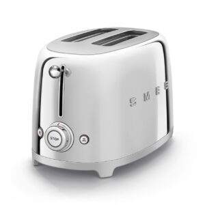 מצנם 2 פרוסות SMEG TSF01SSEU סמג צבע נירוסטה | משלוח מהיר