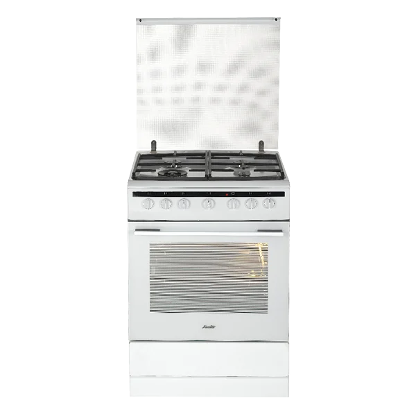SAUTER ELEGANT 4780W - תנור משולב כיריים גז בצבע לבן סאוטר | יבואן רשמי