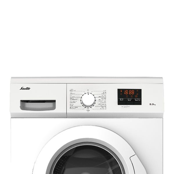 מכונת כביסה 8 ק"ג פתח קדמי Sauter SWM835 אחריות יבואן רשמי