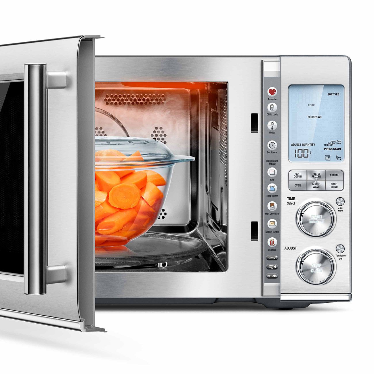 מיקרוגל משולב תנור 34 ליטר Breville BMO870BSS | Combi Wave™ 3 in 1 | AirFry | יבואן רשמי-משלוח מהיר – תמונה 4
