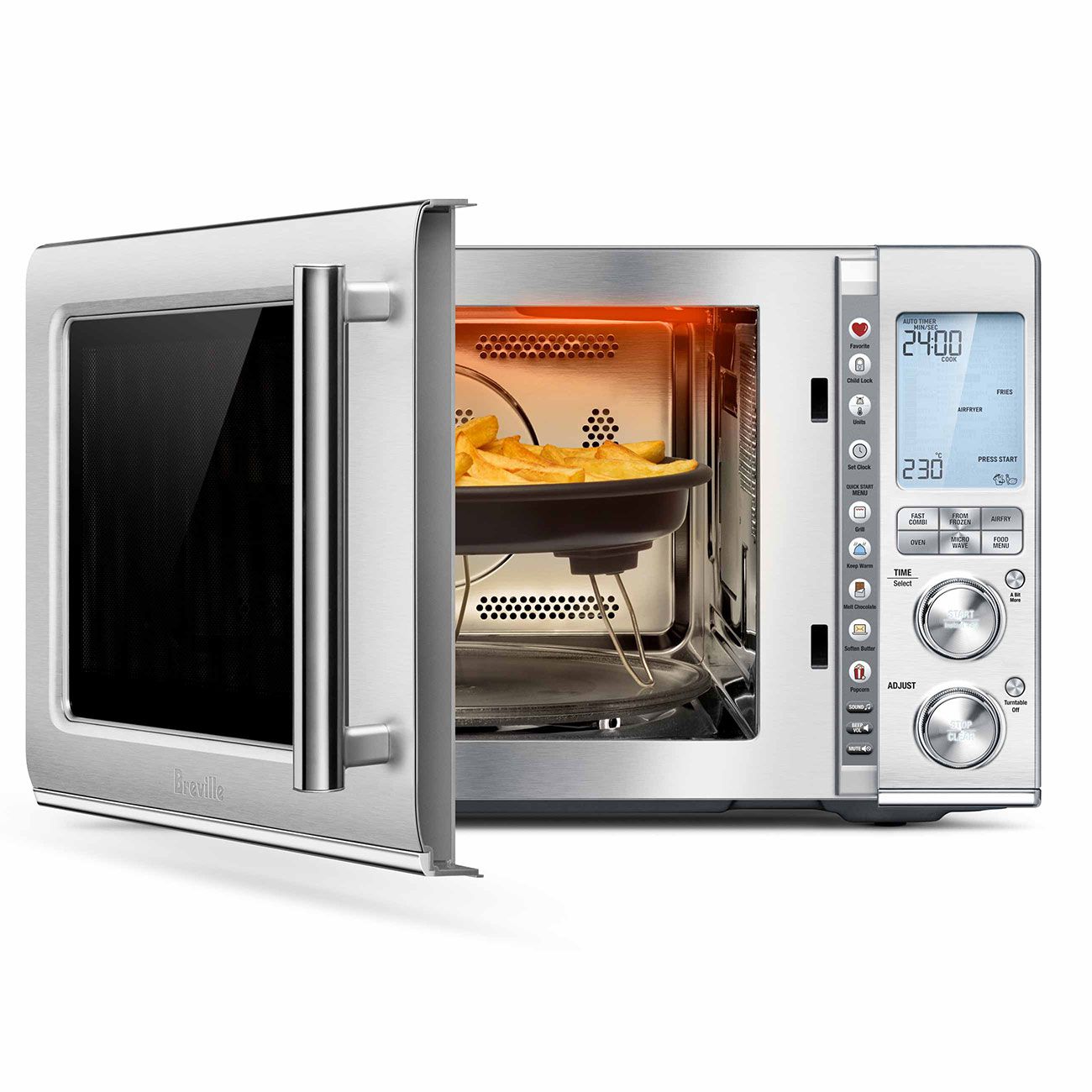 מיקרוגל משולב תנור 34 ליטר Breville BMO870BSS | Combi Wave™ 3 in 1 | AirFry | יבואן רשמי-משלוח מהיר – תמונה 5