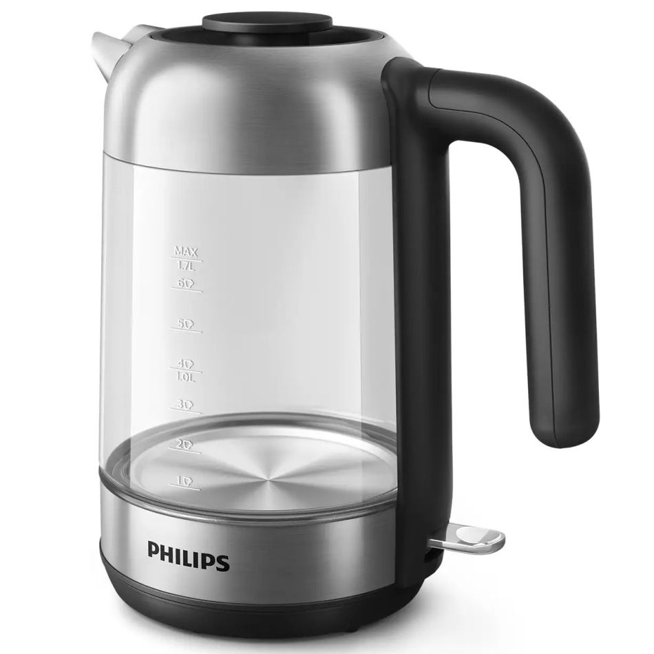 קומקום זכוכית פיליפס 1.7 ליטר דגם Philips HD9339/80 - עם תאורת LED ובסיס מסתובב 360° | יבואן רשמי | משלוח מהיר – תמונה 3