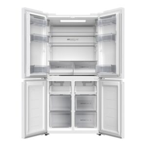 מקרר 4 דלתות מקפיא תחתון 507 ליטר Haier HRF5800W אחריות יבואן רשמי