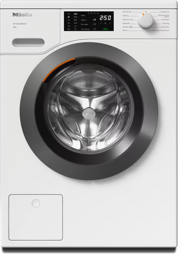 מכונת כביסה פתח קדמי 8 ק"ג Miele WED025WCS לבן - אחריות יבואן רשמי – תמונה 4