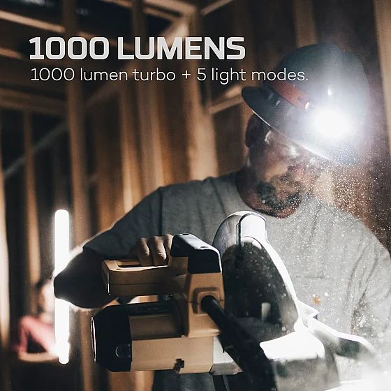 פנס ראש 3 נורות מקצועי NEBO Master Series HL1000 – תמונה 3