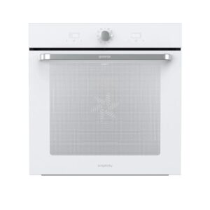 תנור בנוי gorenje בגימור זכוכית לבנה 77 ליטר דגם BOS6737SYW