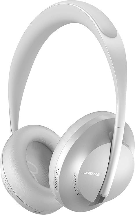 אוזניות Bose Noise Cancelling Headphones 700 – שקט מושלם, סאונד פרימיום וחוויית שיחה חכמה לבן/כסוף | יבואן רשמי-משלוח מהיר