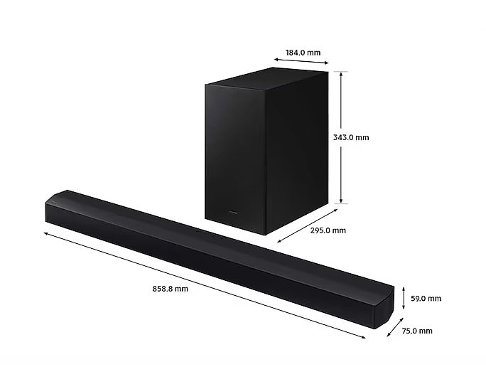 מקרן קול SAMSUNG HW-C450 עם 2.1 ערוצים וסאב וופר - סמסונג ישראל היבואן הרשמי – תמונה 5