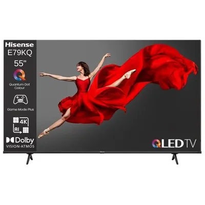 טלוויזיה חכמה 43 אינץ' Hisense 43E79KQ QLED 4K UHD יבואן רשמי | משלוח מהיר – תמונה 7