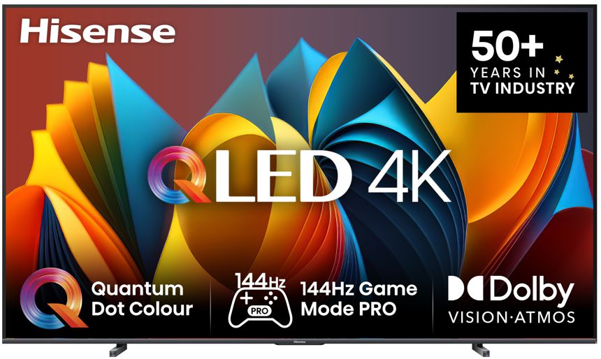 טלוויזיה חכמה 100 אינץ' Hisense 100E79NQ QLED 4K UHD יבואן רשמי
