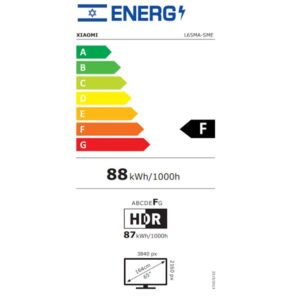 טלוויזיה חכמה 65 אינץ' Xiaomi TV A Pro 65 L65MA-SME – QLED 4K עם Google TV | יבואן רשמי