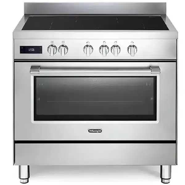 תנור משולב כיריים אינדוקציה 90 ס”מ DELONGHI PRO96MXINEDIL נירוסטה