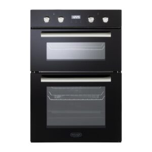 תנור דו תאי 60 ס"מ DeLonghi DBIS87ED זכוכית שחורה