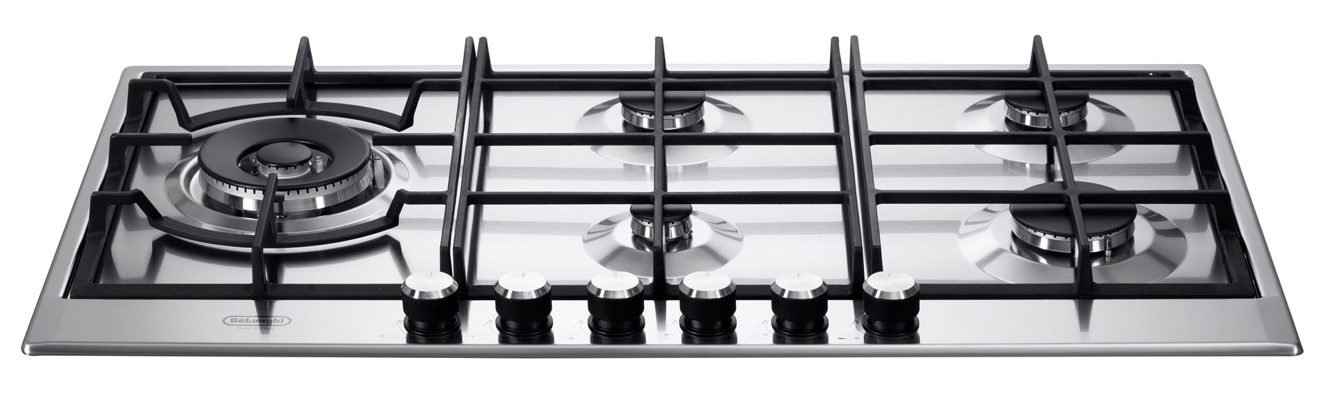 כיריים גז 5 להבות 90 ס"מ Delonghi NDG105X נירוסטה