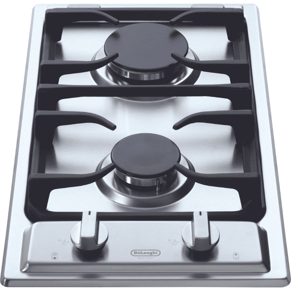 כיריים בנויים 30 ס"מ 2 להבות DeLonghi NDG20X נירוסטה