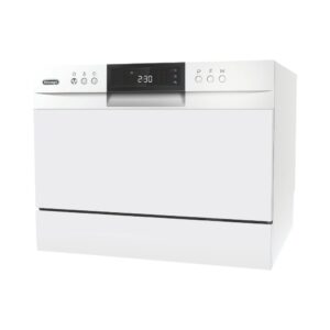 מדיח כלים שולחני רחב דיגיטלי DeLonghi WMD10T לבן