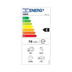 מדיח כלים אינטגרלי צר DeLonghi WMD35I