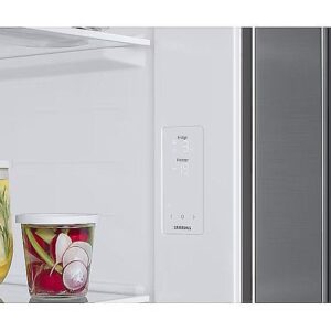 Samsung RS57DG400 – מקרר דלת ליד דלת 583 ליטר סמסונג סילבר עם Space Max | משלוח מהיר