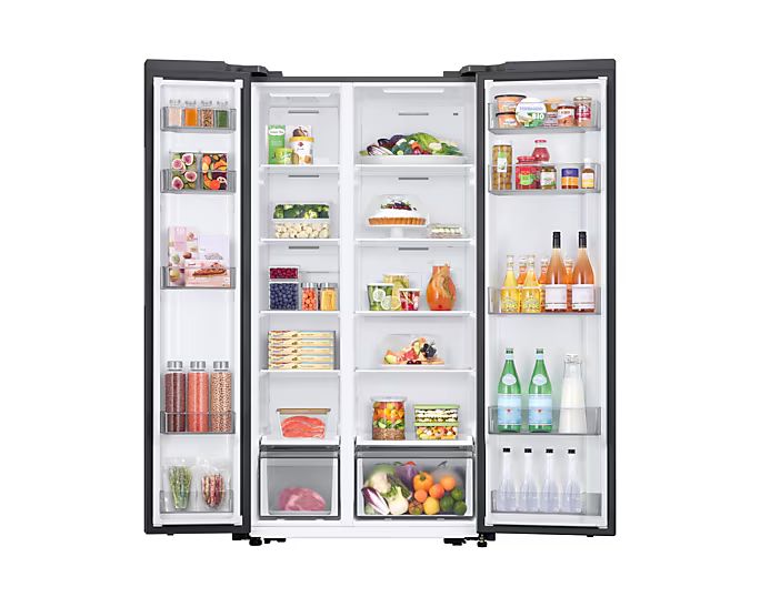 Samsung RS57DG400 – מקרר דלת ליד דלת 583 ליטר סמסונג סילבר עם Space Max | משלוח מהיר – תמונה 2
