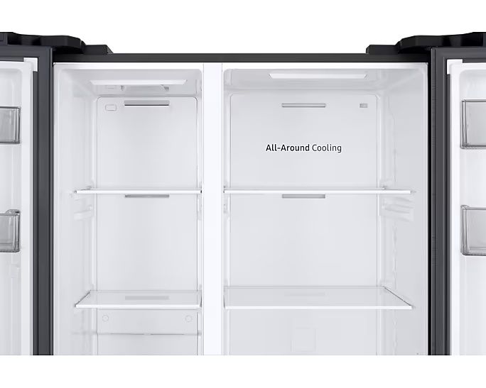 Samsung RS57DG400 – מקרר דלת ליד דלת 583 ליטר סמסונג שחור עם Space Max | משלוח מהיר