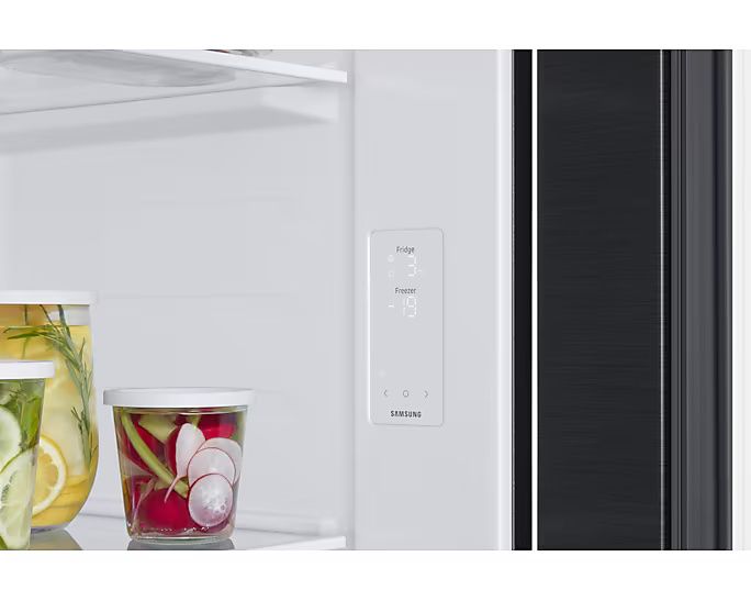 Samsung RS57DG400 – מקרר דלת ליד דלת 583 ליטר סמסונג שחור עם Space Max | משלוח מהיר – תמונה 3