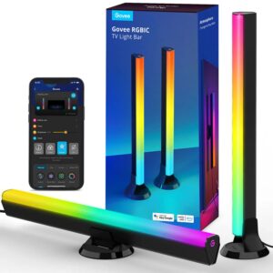 זוג פסי תאורה חכמה לטלוויזיות – Govee RGBIC TV Light Bars