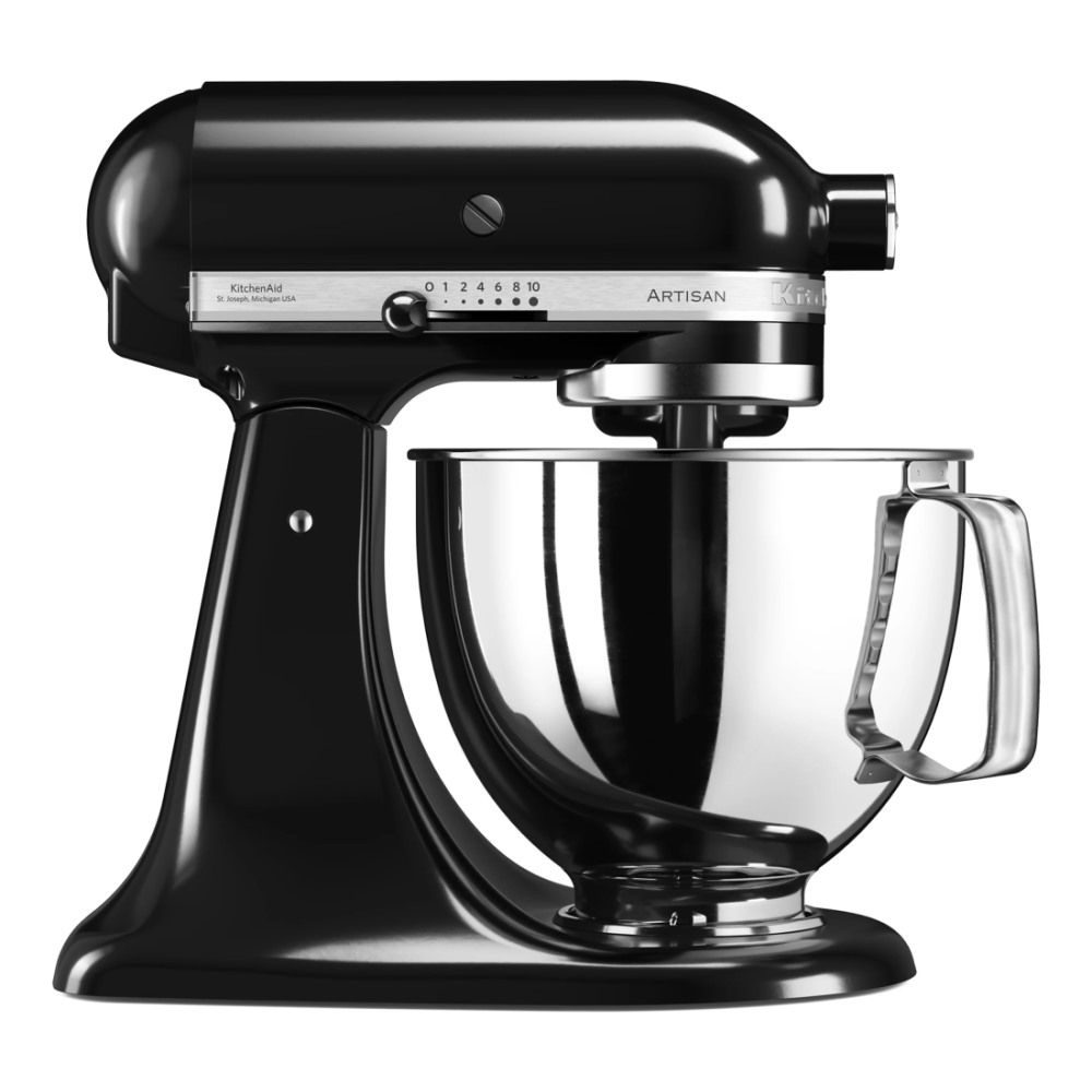 מיקסר KitchenAid 5KSM125EOB - שחור - 4.8 ליטר - עוצמה וסטייל במטבח שלך-יבואן רשמי