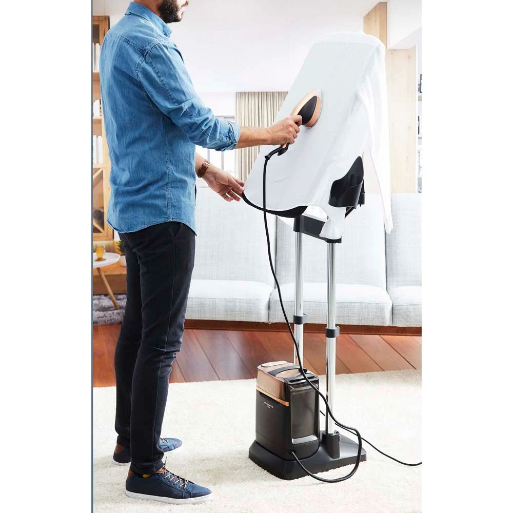 מגהץ קיטור אנכי משולב קרש Tefal QT2020EO יבואן רשמי | - 5 שנות אחריות