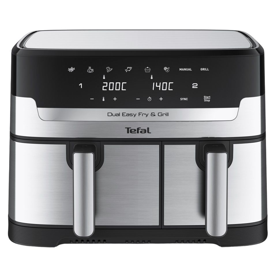 סיר גריל ובישול בריא דו-תאי 8.3 ליטר Tefal EY905D40 – תמונה 5