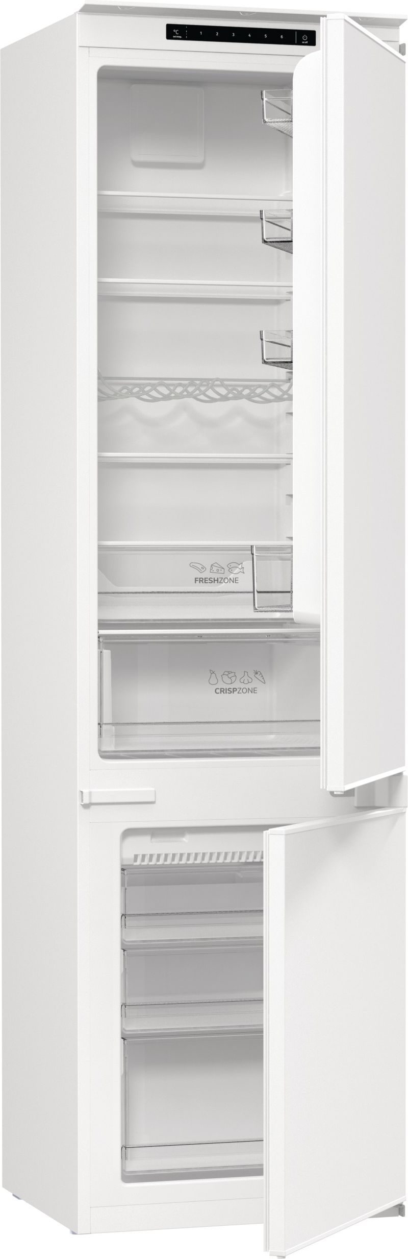 מקרר אינטגרלי מקפיא תחתון ה 280 ליטר דגם Gorenje NRKI419EP1 – תמונה 3