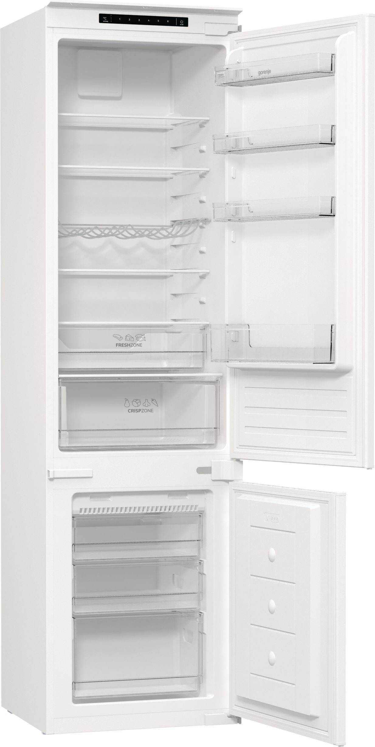 מקרר אינטגרלי מקפיא תחתון ה 280 ליטר דגם Gorenje NRKI419EP1 – תמונה 4