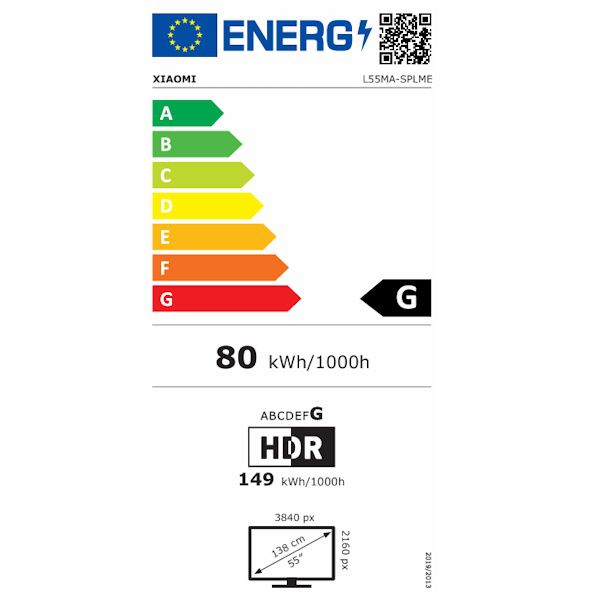 טלוויזיה חכמה 55 אינץ' Xiaomi TV S Mini L55MA-SPLME QD-Mini LED 4K | יבואן רשמי-משלוח מהיר