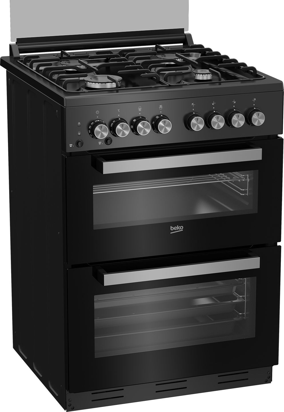תנור משולב גז Beko KFDM62120DBDSL – דו־תאי שחור עם מצב שבת ו-SteamShine® | יבואן רשמי – תמונה 3