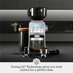 מטחנת קפה דיגיטלית מקצועית Breville Smart Grinder Pro BCG820BSS עם 60 דרגות טחינה | נירוסטה | יבואן רשמי – תמונה 2