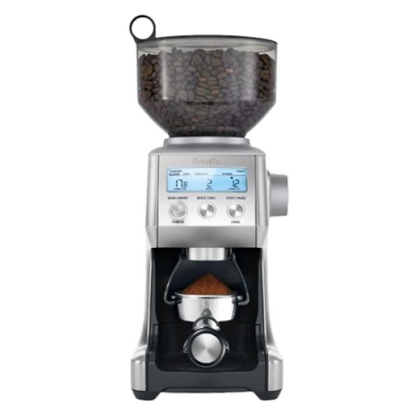מטחנת קפה דיגיטלית מקצועית Breville Smart Grinder Pro BCG820BSS עם 60 דרגות טחינה | נירוסטה | יבואן רשמי – תמונה 5