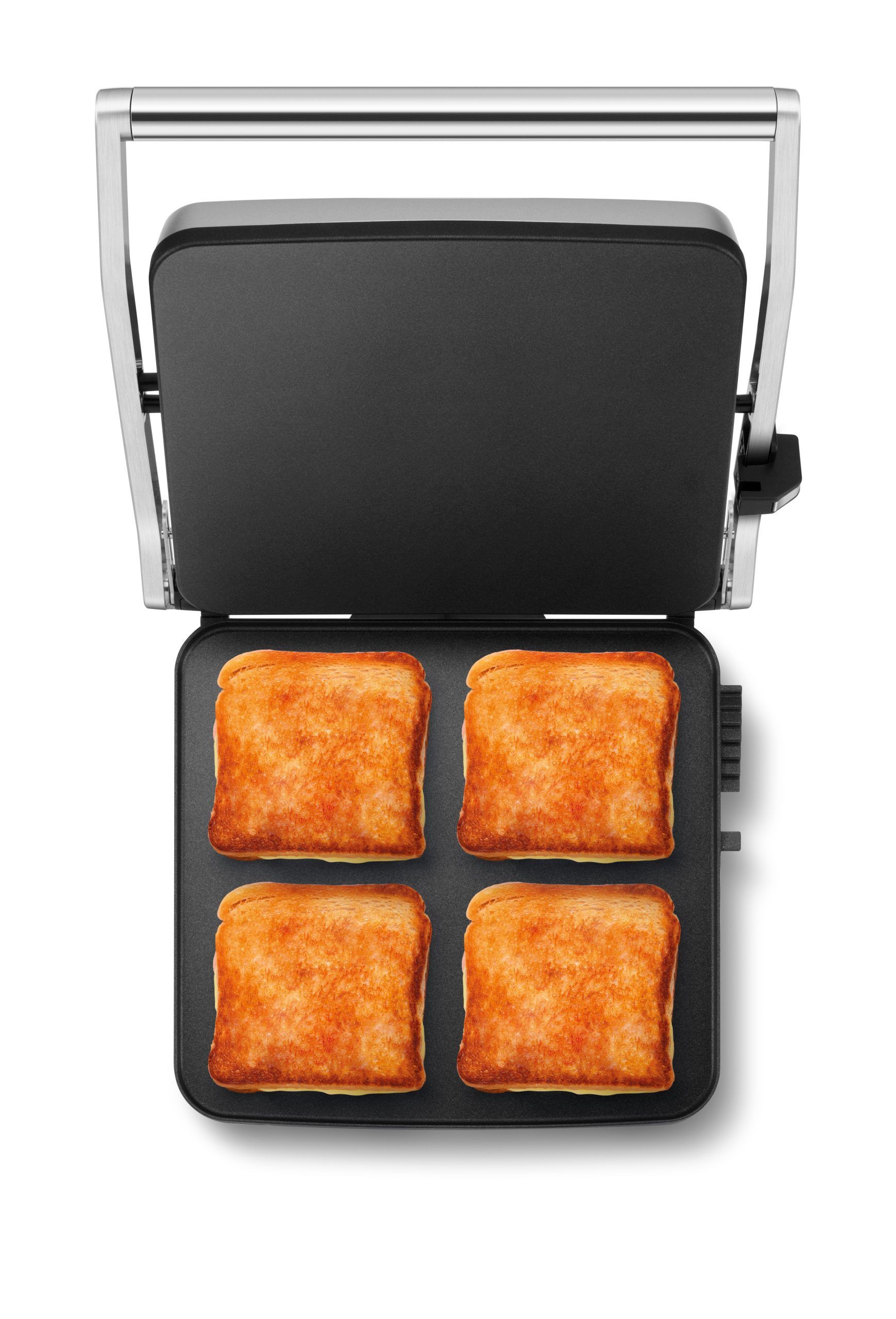 טוסטר לחיצה Breville the Toast & Melt 4 Slice Sandwich Press LSG545BSS יבואן רשמי – תמונה 6