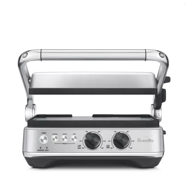 טוסטר גריל לחיצה Breville BGR710BSS - פלטות מתחלפות, שליטה נפרדת, עוצמה של 1800W | יבואן רשמי | משלוח מהיר – תמונה 5