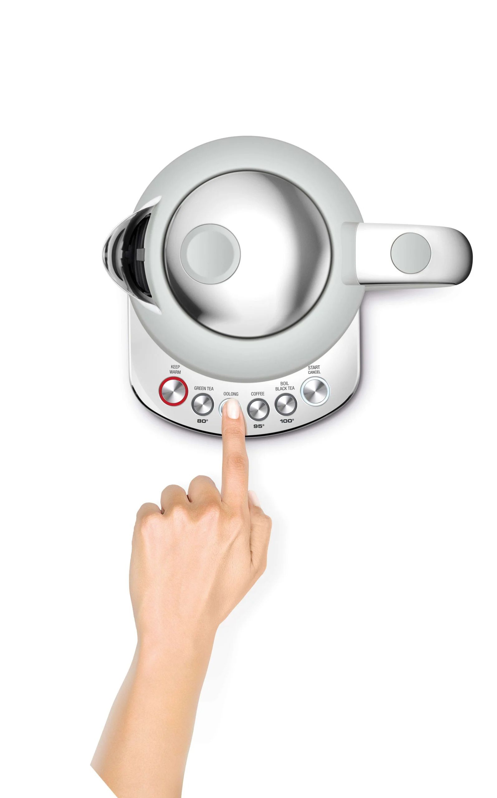 קומקום חכם Breville the TempSet Kettle LKE842LGY יבואן רשמי – תמונה 4