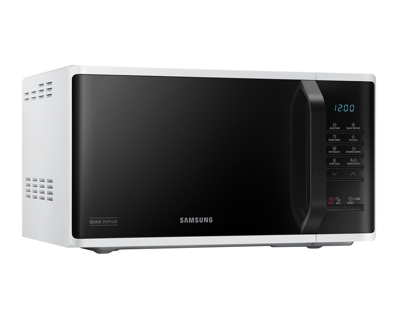 מיקרוגל Samsung MS23K3513AW – בנפח 23 ליטר 800W עם ציפוי קרמי אנטיבקטריאלי | יבואן רשמי-משלוח מהיר – תמונה 2