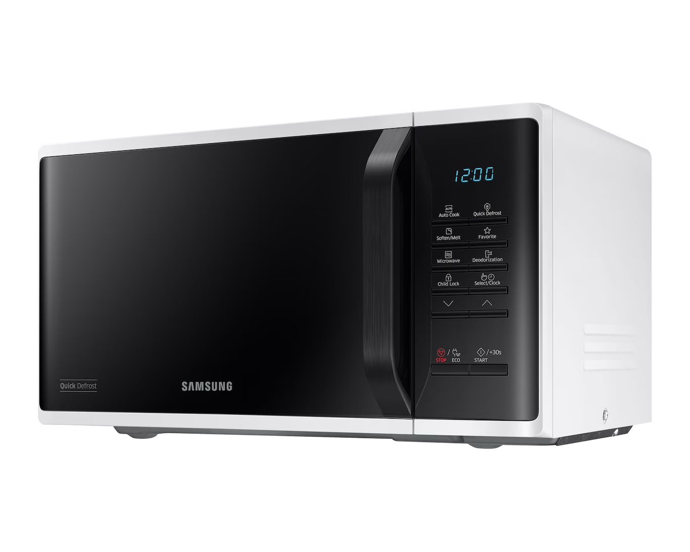 מיקרוגל Samsung MS23K3513AW – בנפח 23 ליטר 800W עם ציפוי קרמי אנטיבקטריאלי | יבואן רשמי-משלוח מהיר – תמונה 3