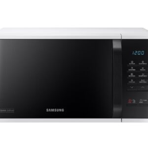 מיקרוגל Samsung MS23K3513AW – בנפח 23 ליטר 800W עם ציפוי קרמי אנטיבקטריאלי | יבואן רשמי-משלוח מהיר