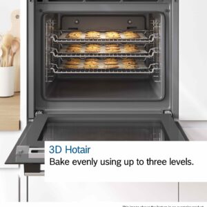 תנור בנוי 60 ס"מ BOSCH HBA534EB3 סדרה 4