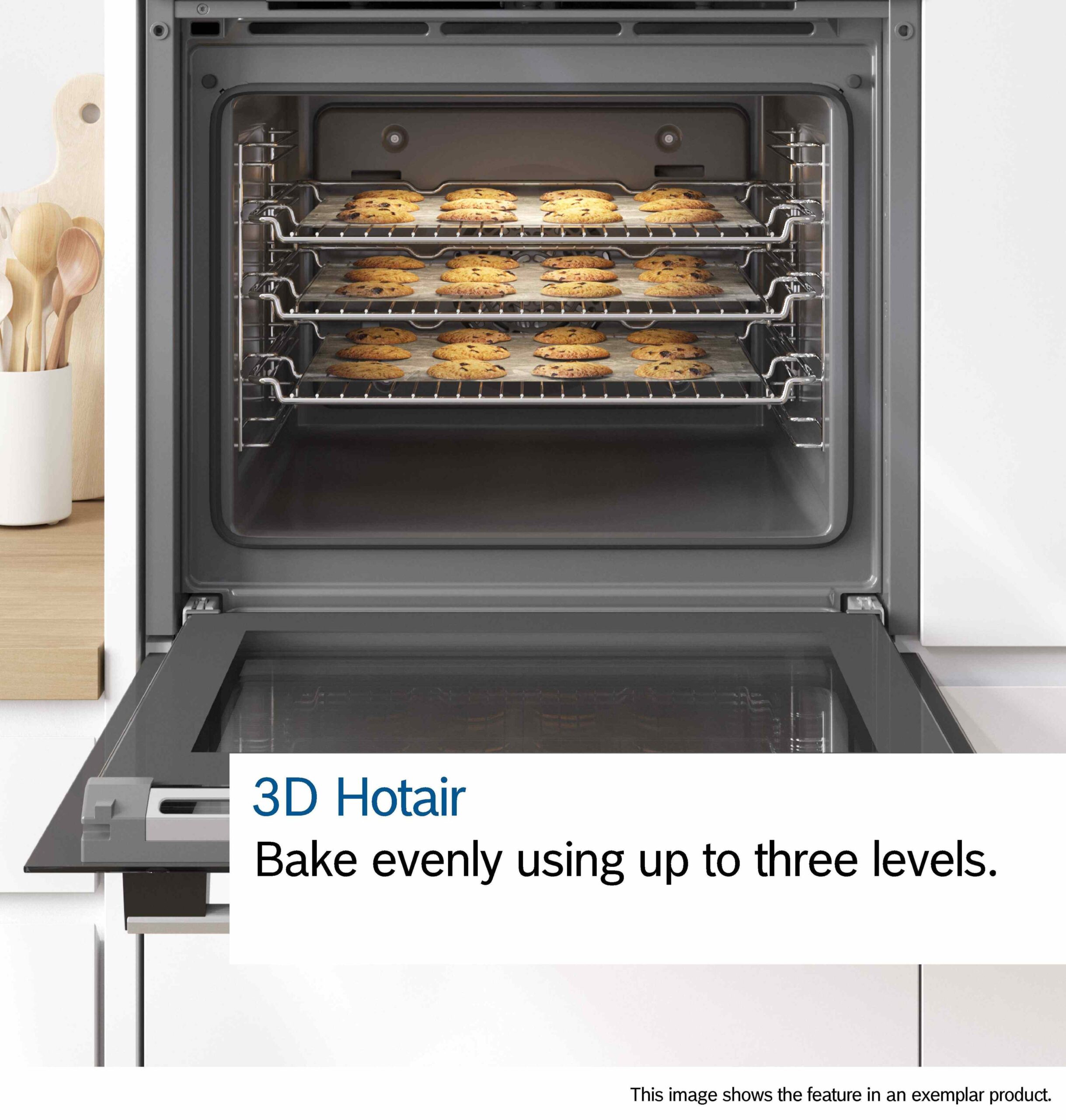 תנור בנוי 60 ס"מ BOSCH HBA534EB3 סדרה 4