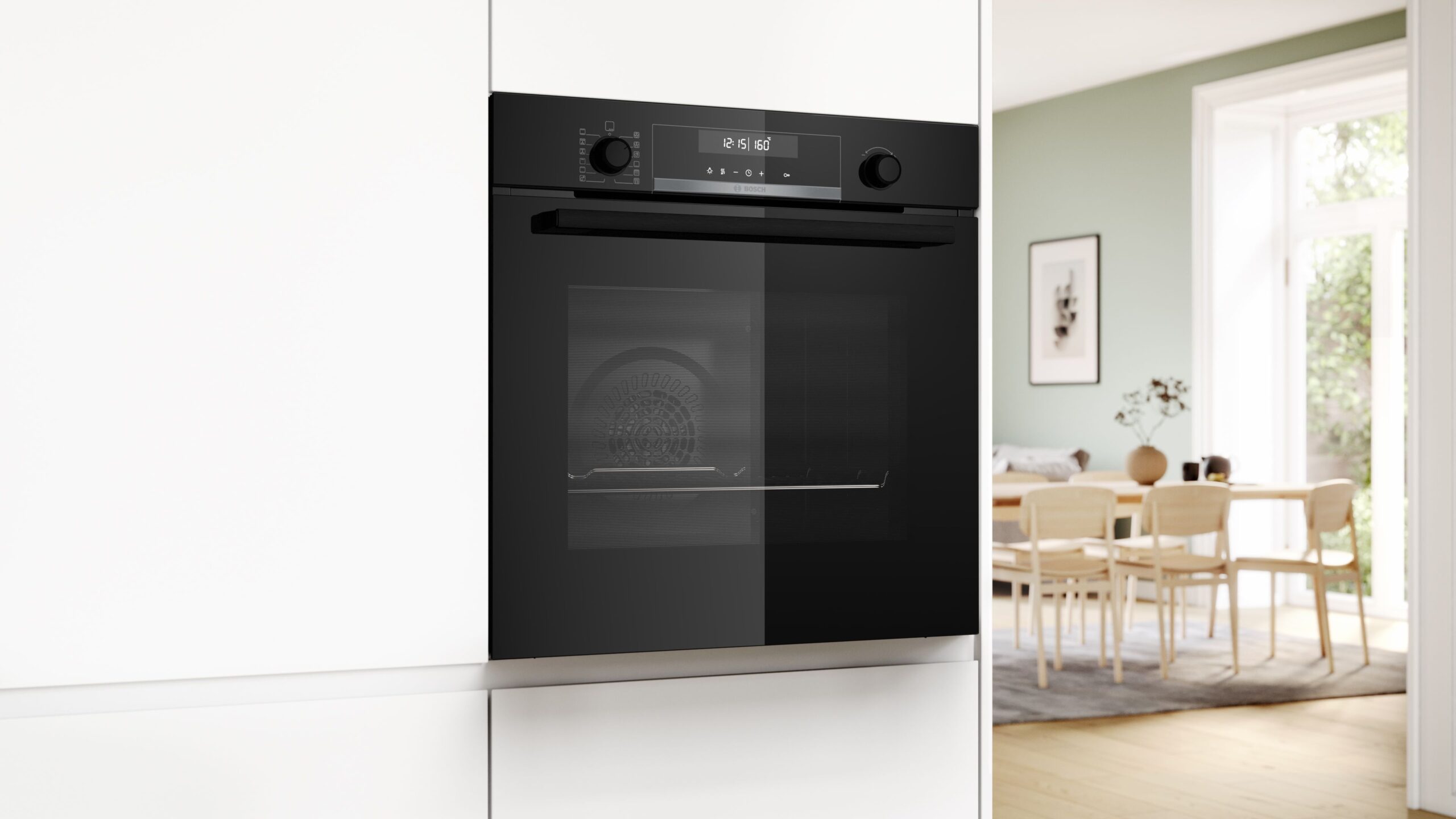 תנור בנוי פירוליטי 60 ס"מ BOSCH HBG578EB3 סדרה 6