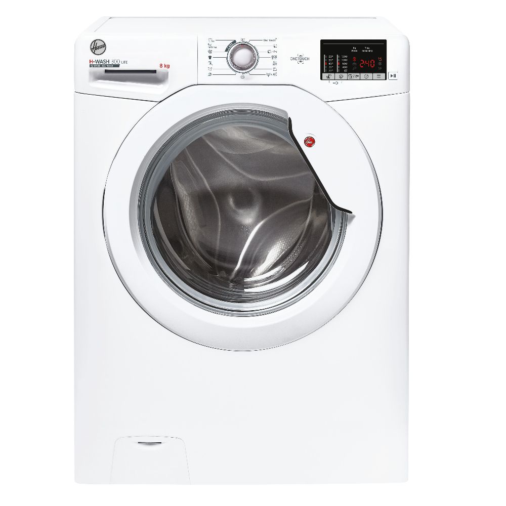 מכונת כביסה פתח חזית 8 ק"ג HOOVER H3W282DE יבואן רשמי