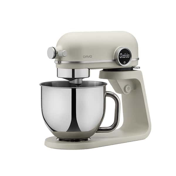 DAVO CHIC DSM5270 - מיקסר מקצועי 1400W עם שתי קערות, טיימר ותצוגת LED צבע לבן מרענן | יבואן רשמי – תמונה 2
