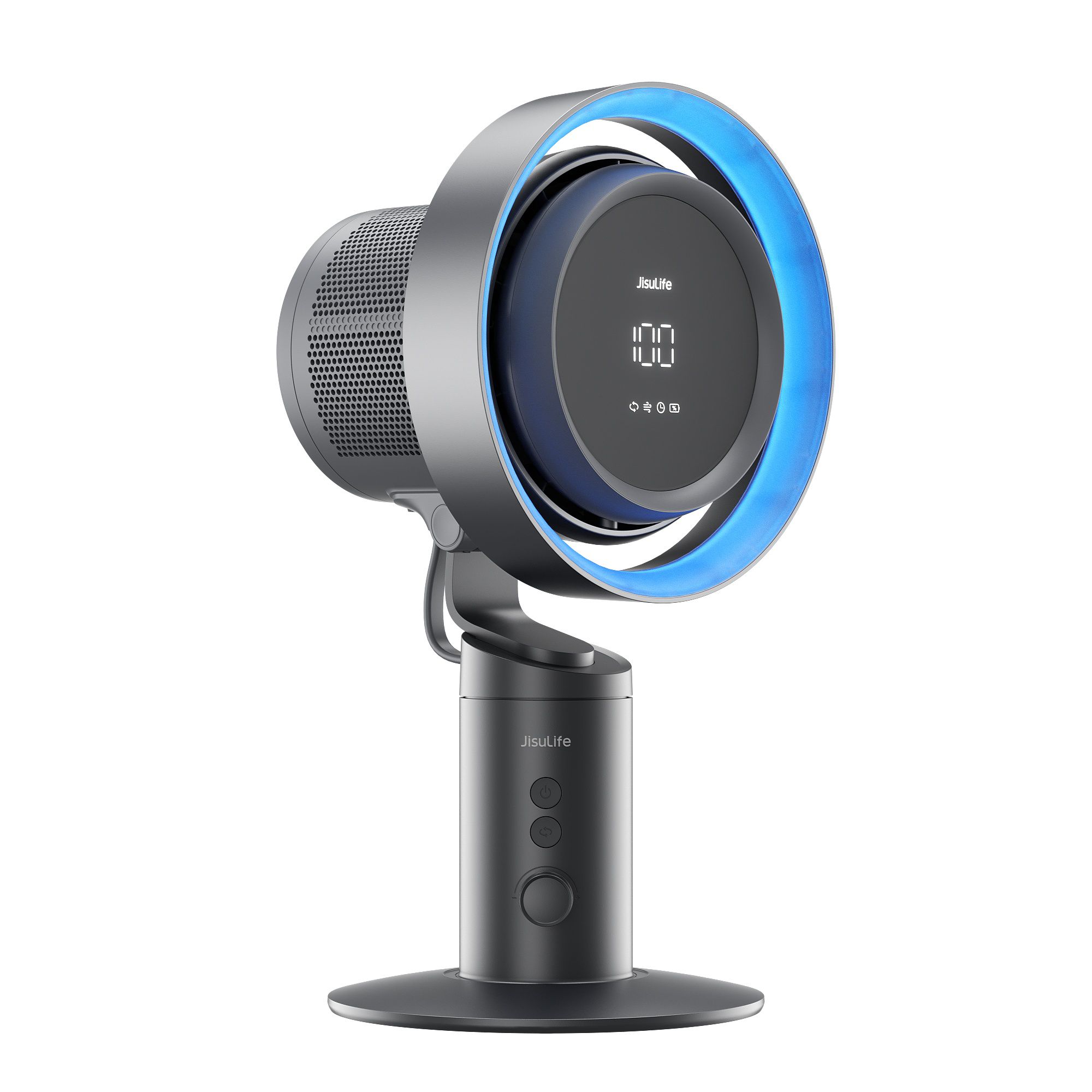 מאוורר שולחן טורבו JISULIFE TABLEFAN PRO3 צבע אפור - יבואן רשמי – תמונה 2