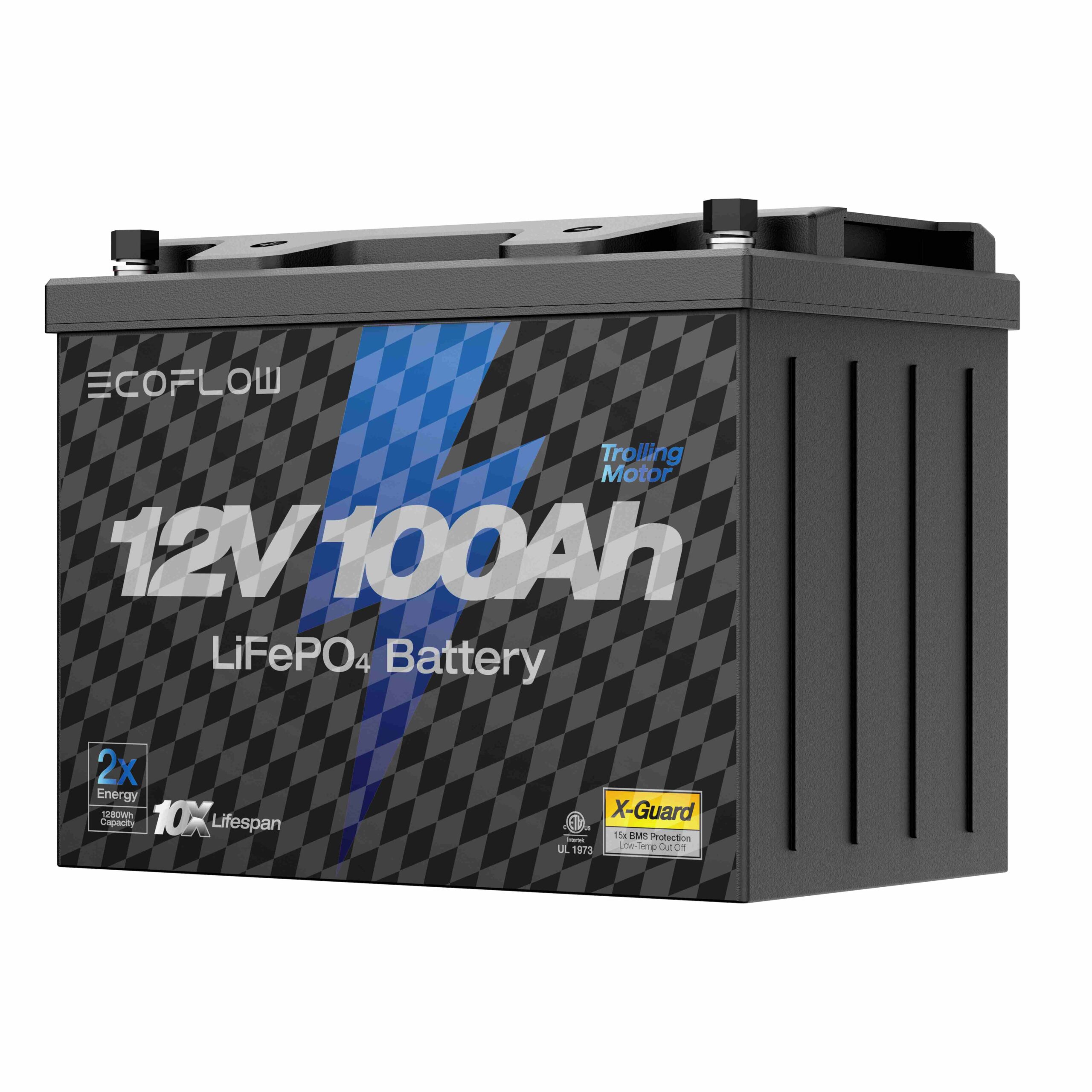 מצבר ליתיום ECOFLOW LIFEPO4 12V 100Ah - יבואן רשמי